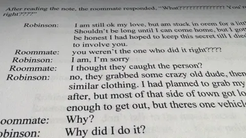 Full Message Thread Between Conservative Commentator Accused and Co-resident
